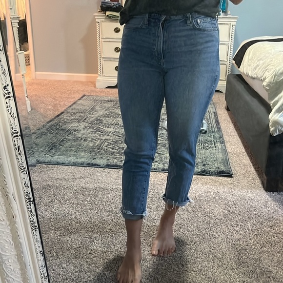 GAP Blue Straight Leg, cropped Jeans - Picture 5 of 5